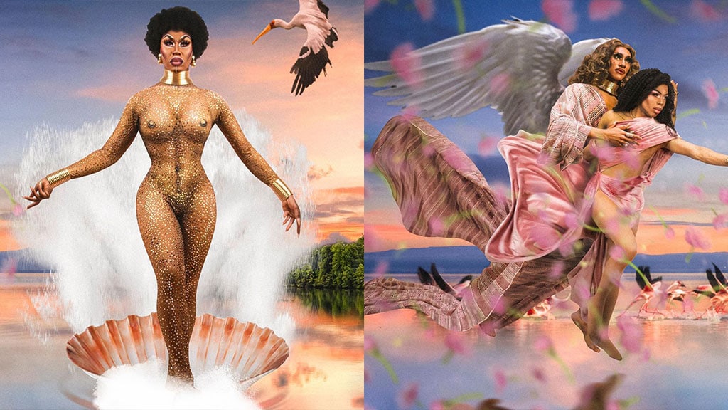Shea Coulee slays Rupaul's Drag Race All-Star 5 runway with her version of The Birth of Venus