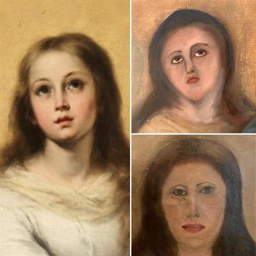Spain has been hit by yet another what they call an 'incompetent' restorer who left the famous painting of Virgin Mary unrecognizable after botched art restoration.