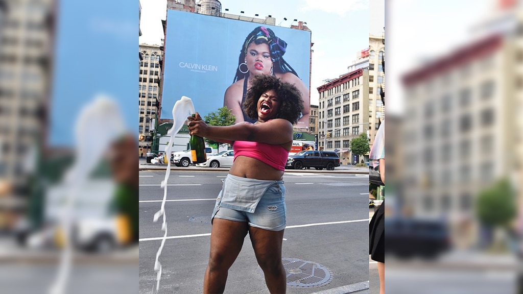 Plus-size model activist Jari Jones leads Calvin Klein's Pride Campaign